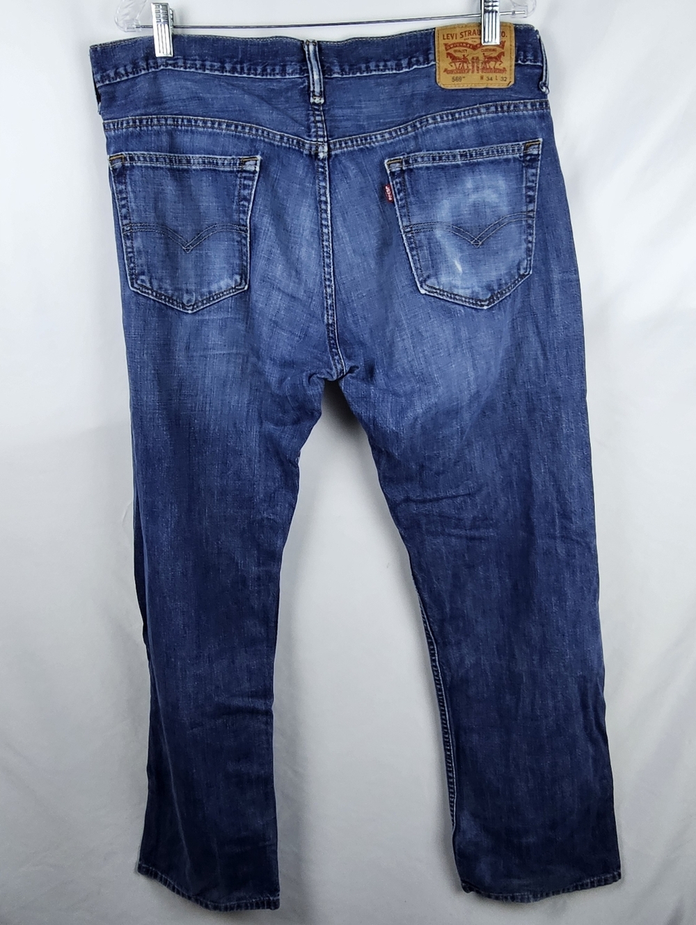 Levi's 569 Loose Straight Leg Denim Jeans 34x32 Workwear Cowboy